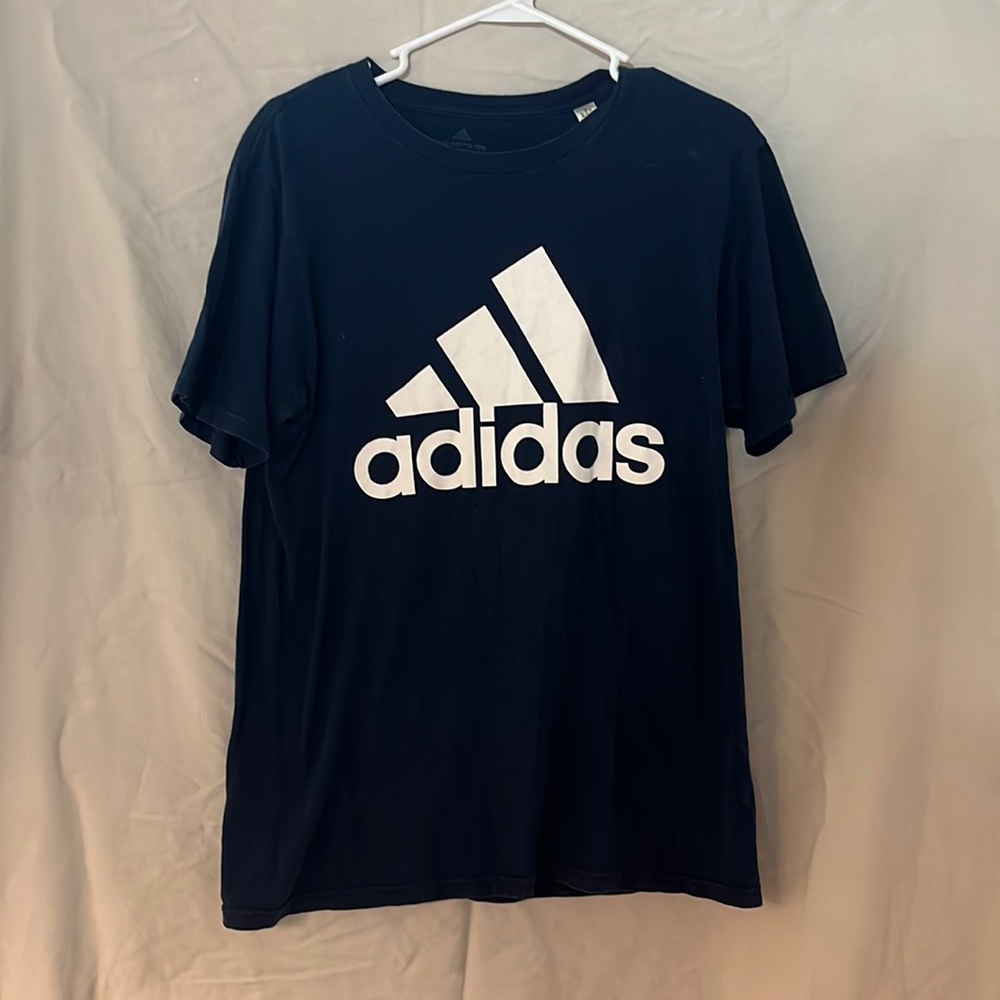 Blue adidas shirt